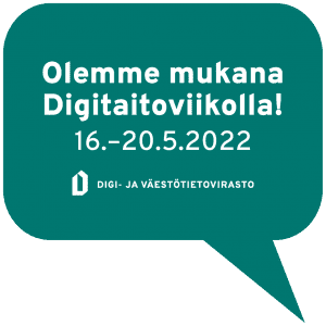 Olemme mukana Digitaitoviikolla 16.-20.5.2022