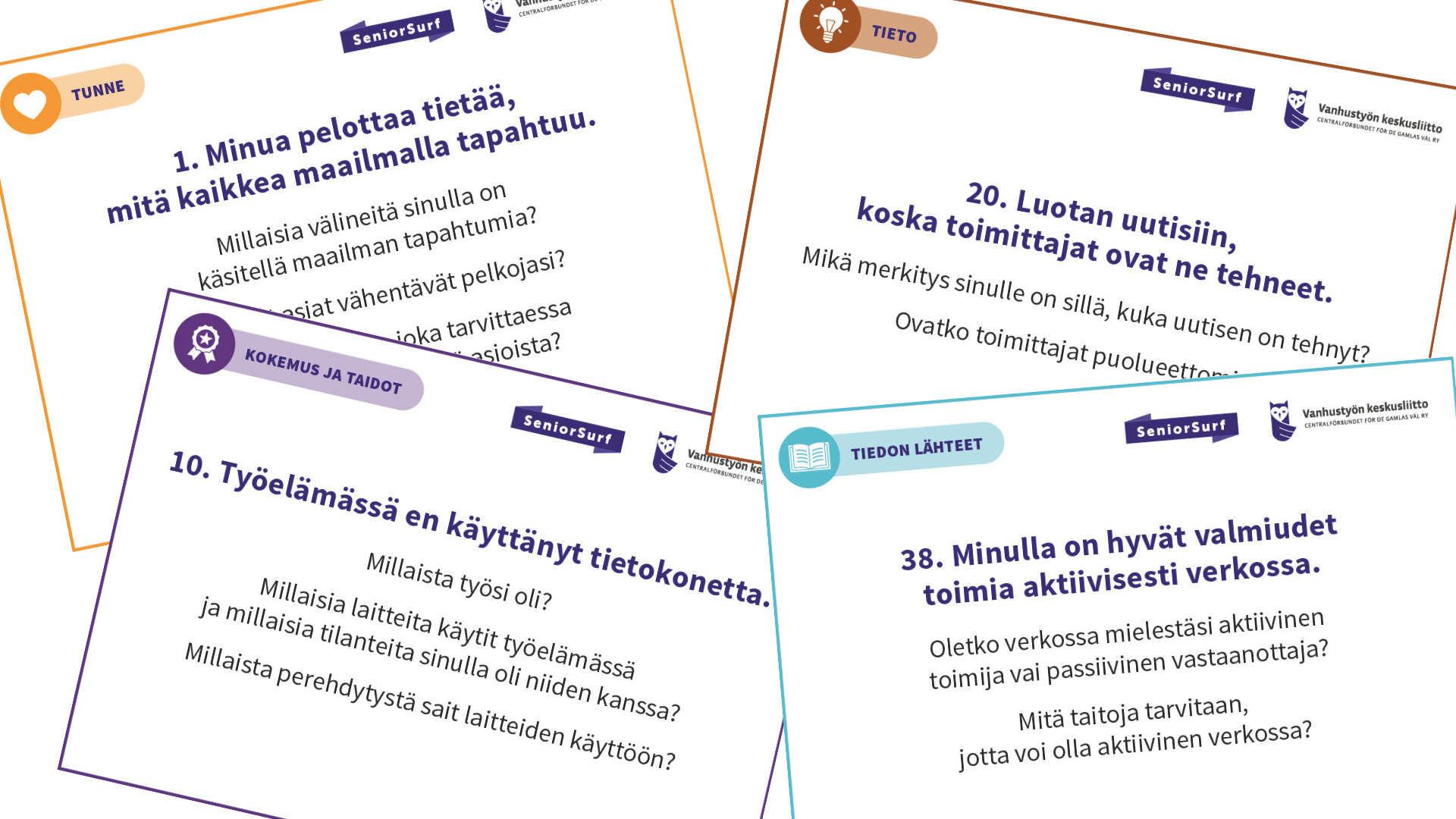 Keskustelukortteja mediataitojen tueksi