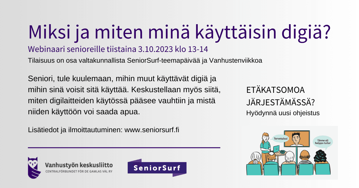 Webinaari: Miksi ja miten minä käyttäisin digiä?