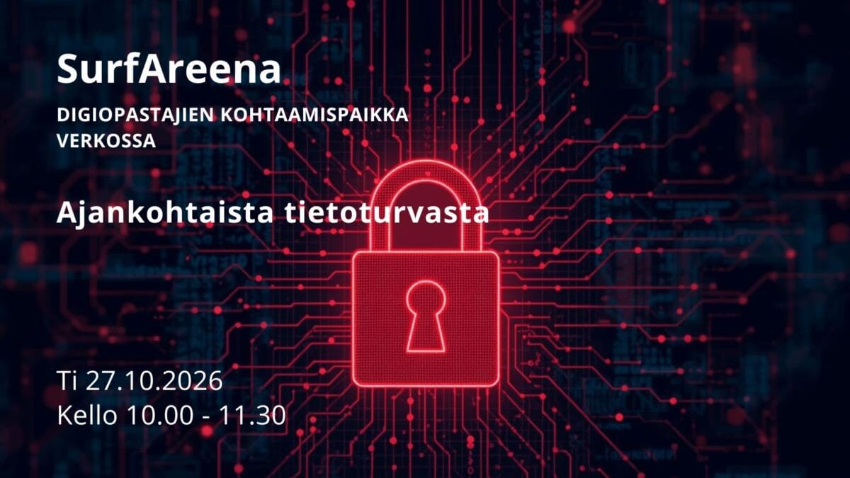 SurfAreena V: Ajankohtaista tietoturvasta