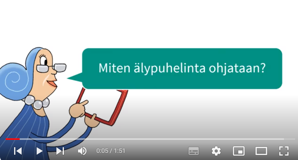 Miten älypuhelinta ohjataan erilaisilla kosketuksilla?