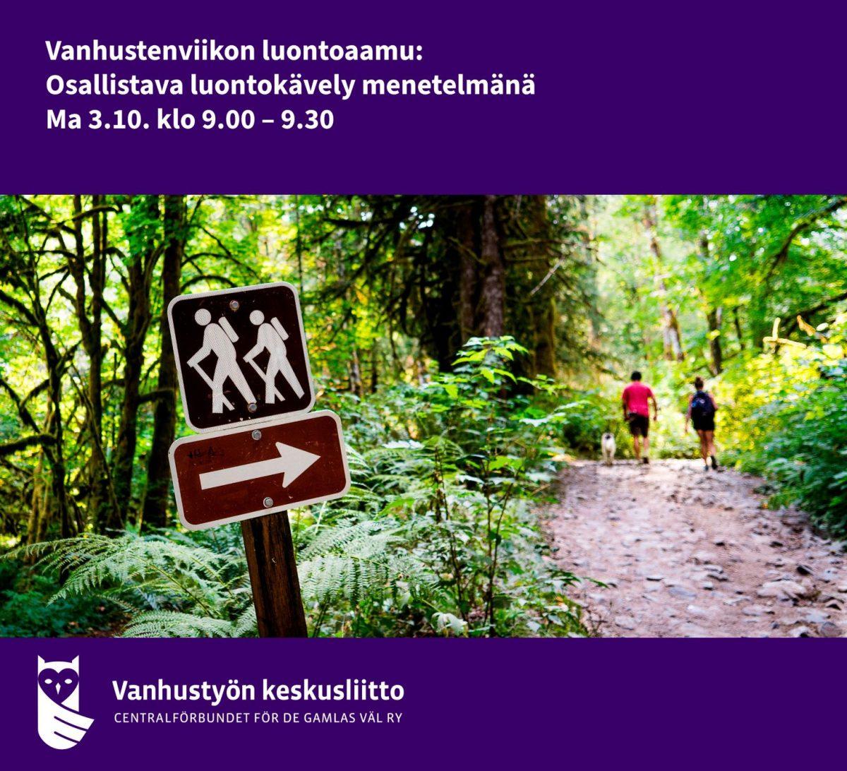 Luontoaamu 3.10. – Osallistava luontokävely