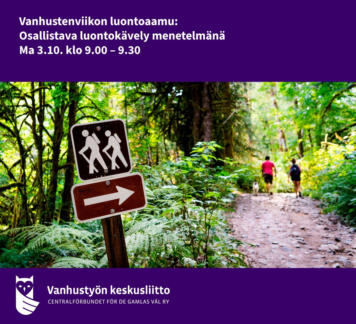 Luontoaamu 3.10. – Osallistava luontokävely